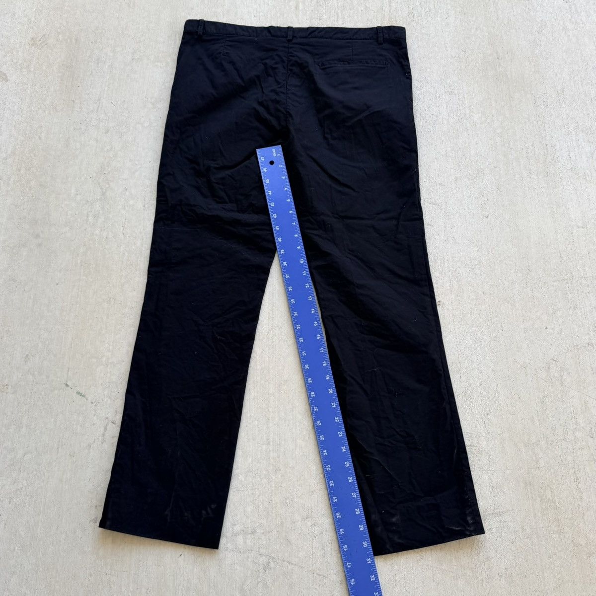 A.P.C. APC Rue Madame Chino Pants Black Size XL Flat Front Cotton Size US 37 - 7 Thumbnail
