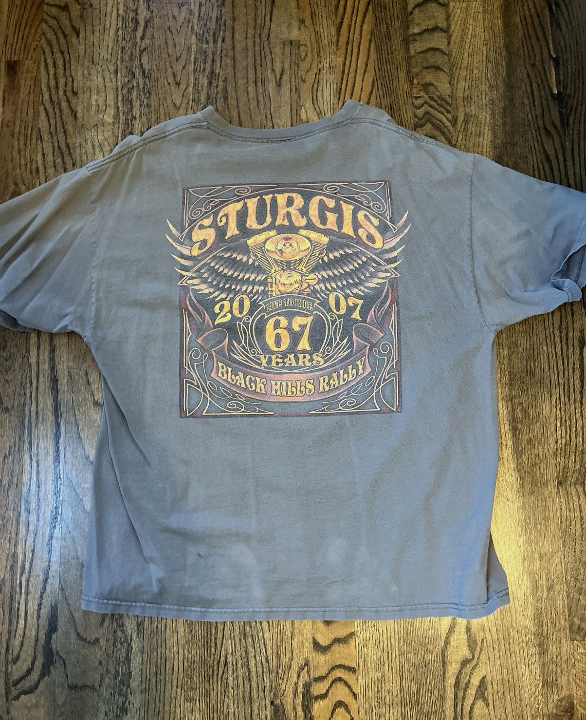 Harley Davidson 2007 Sturgis Tee Size US XL / EU 56 / 4 - 2 Thumbnail