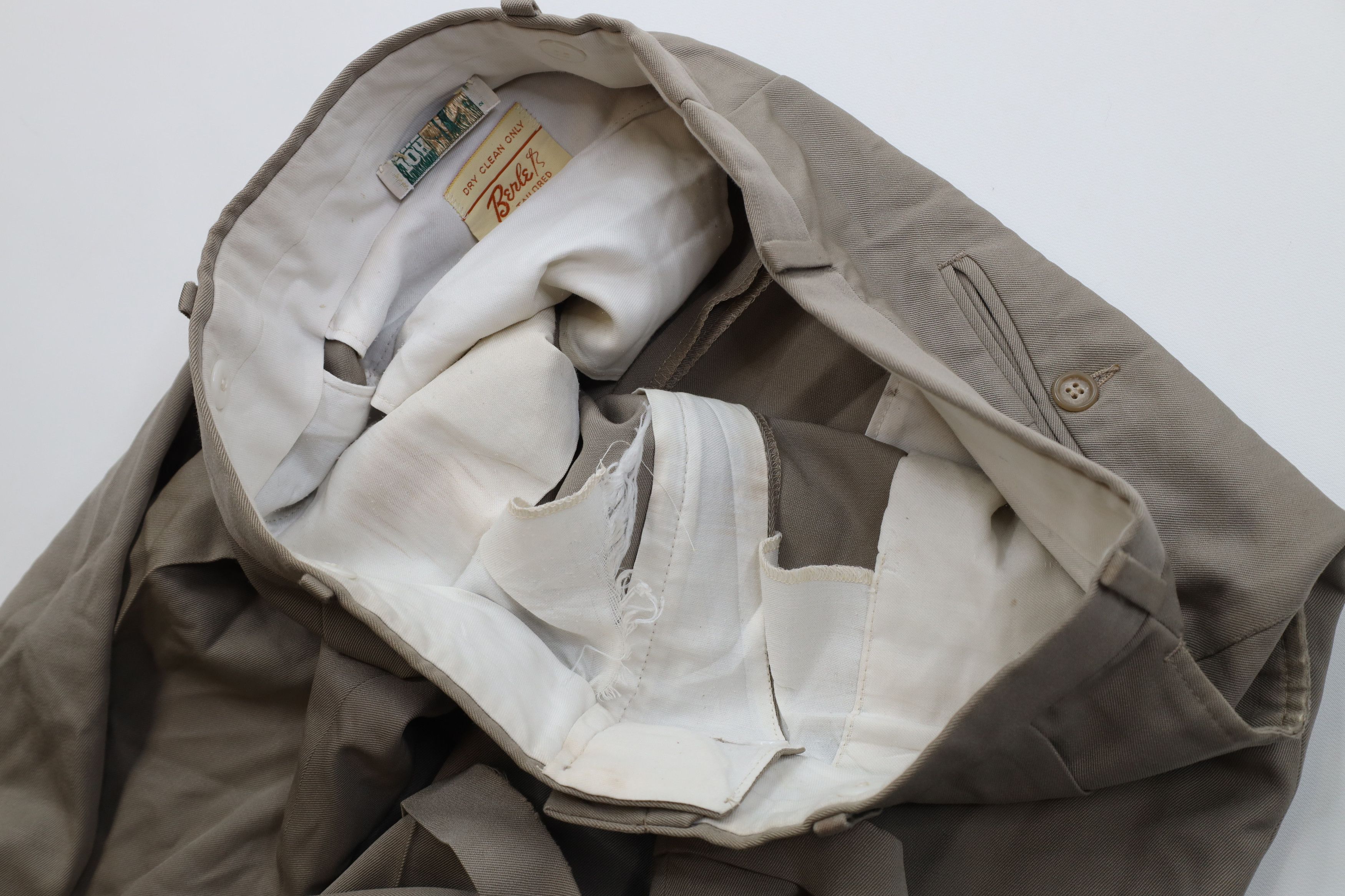 Vintage Vintage 70s Streetwear Rayon Gabardine Wide Leg Chino Pants Size US 34 / EU 50 - 10 Thumbnail