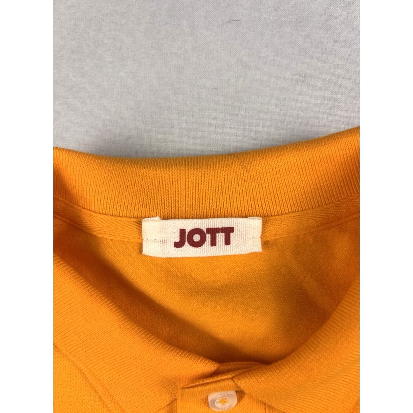Vintage JOTT Polo Shirt Men M Orange Collared Short Sleeve Cotton Regular Breathable Easy Care Portugal Size US M / EU 48-50 / 2 - 3 Thumbnail