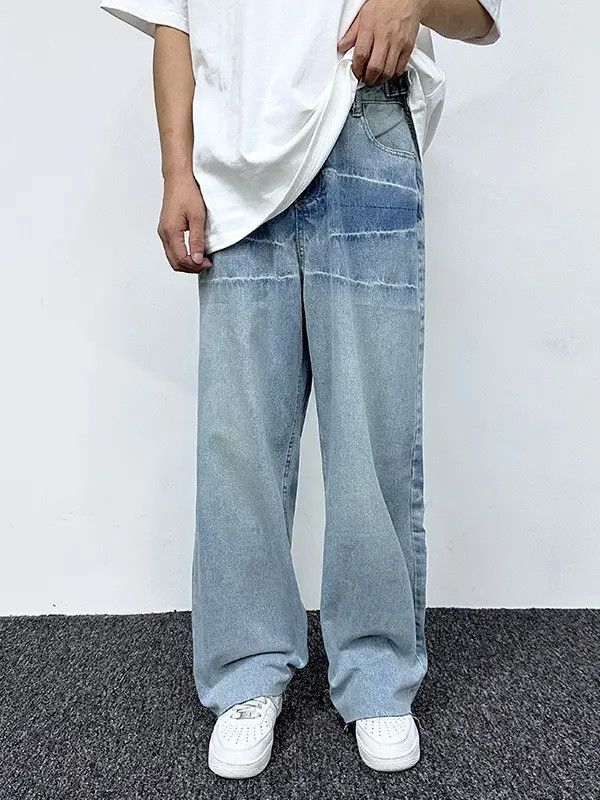 Japanese Brand × Jean Baggy Blue Denim Jeans Size US 30 / EU 46 - 1 Thumbnail