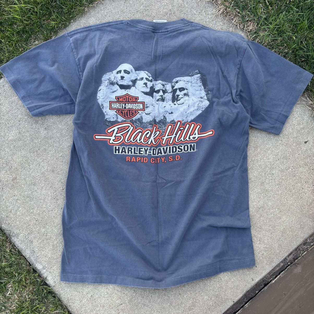 Harley Davidson × Vintage 2008 Harley Davidson Single Stitch Sturgis Shirt Size US L / EU 52-54 / 3 - 6 Thumbnail