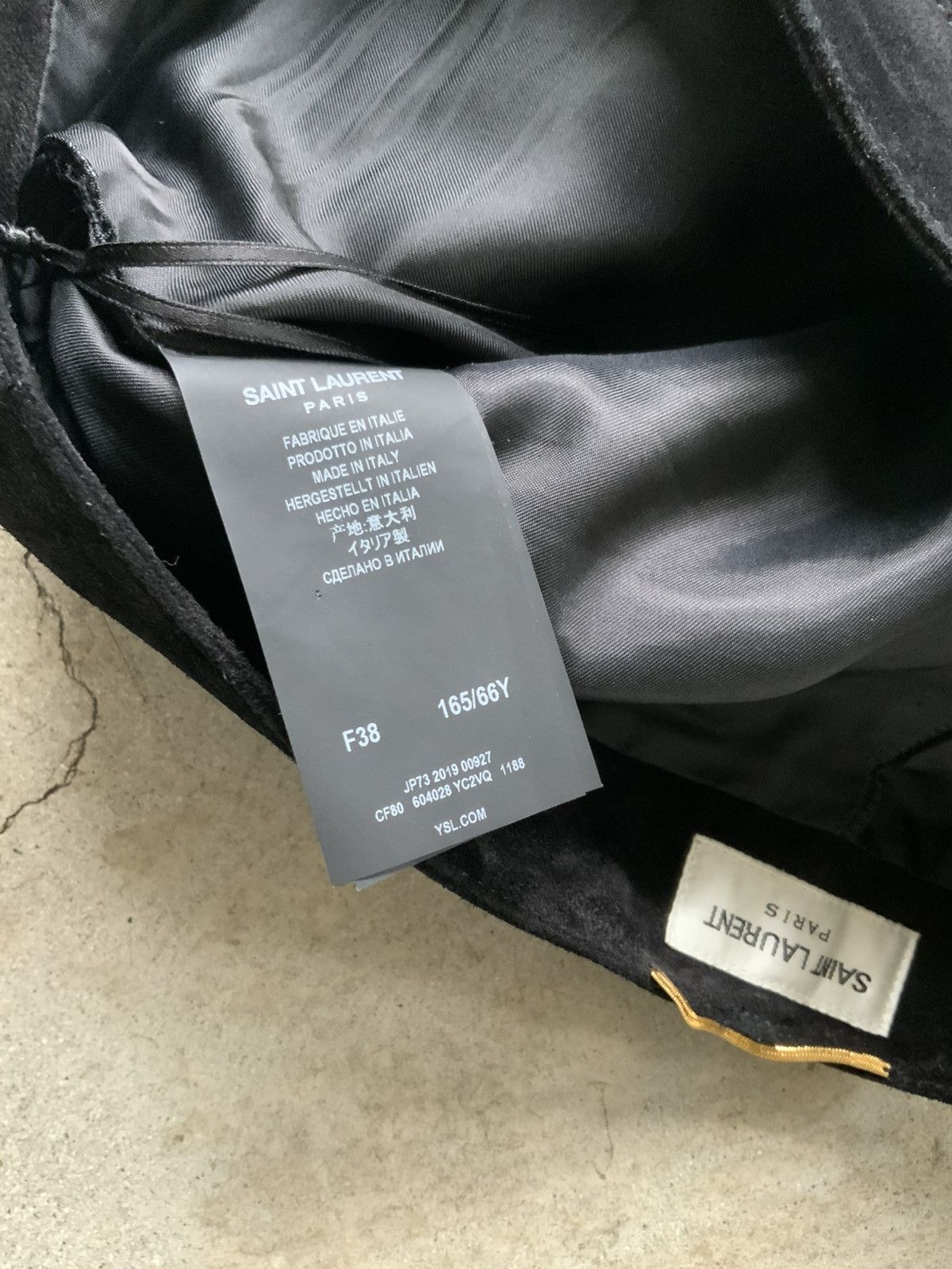 Saint Laurent Paris SAINT LAURENT PARIS STUDDED SUEDE LEATHER PANTS Size US 30 / EU 46 - 4 Thumbnail
