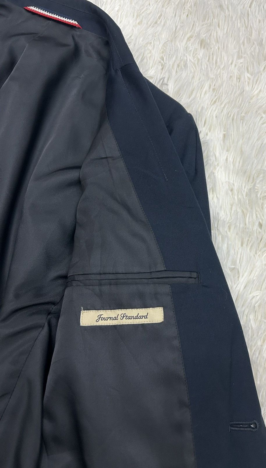 Japanese Brand × Journal Standard Journal Standard Polyester Rayon Blazer Jacket Size 40S - 2 Thumbnail