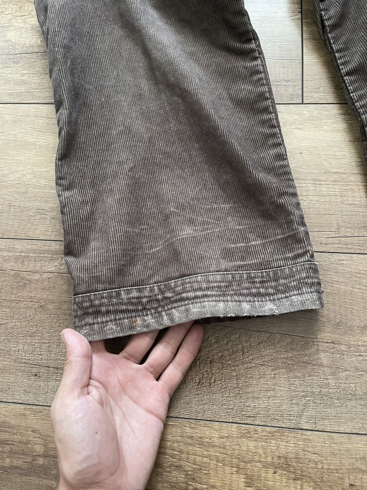 G-Star G Star Raw Vintage Cargo Velvet Pants Big Logo Size US 31 - 17 Thumbnail