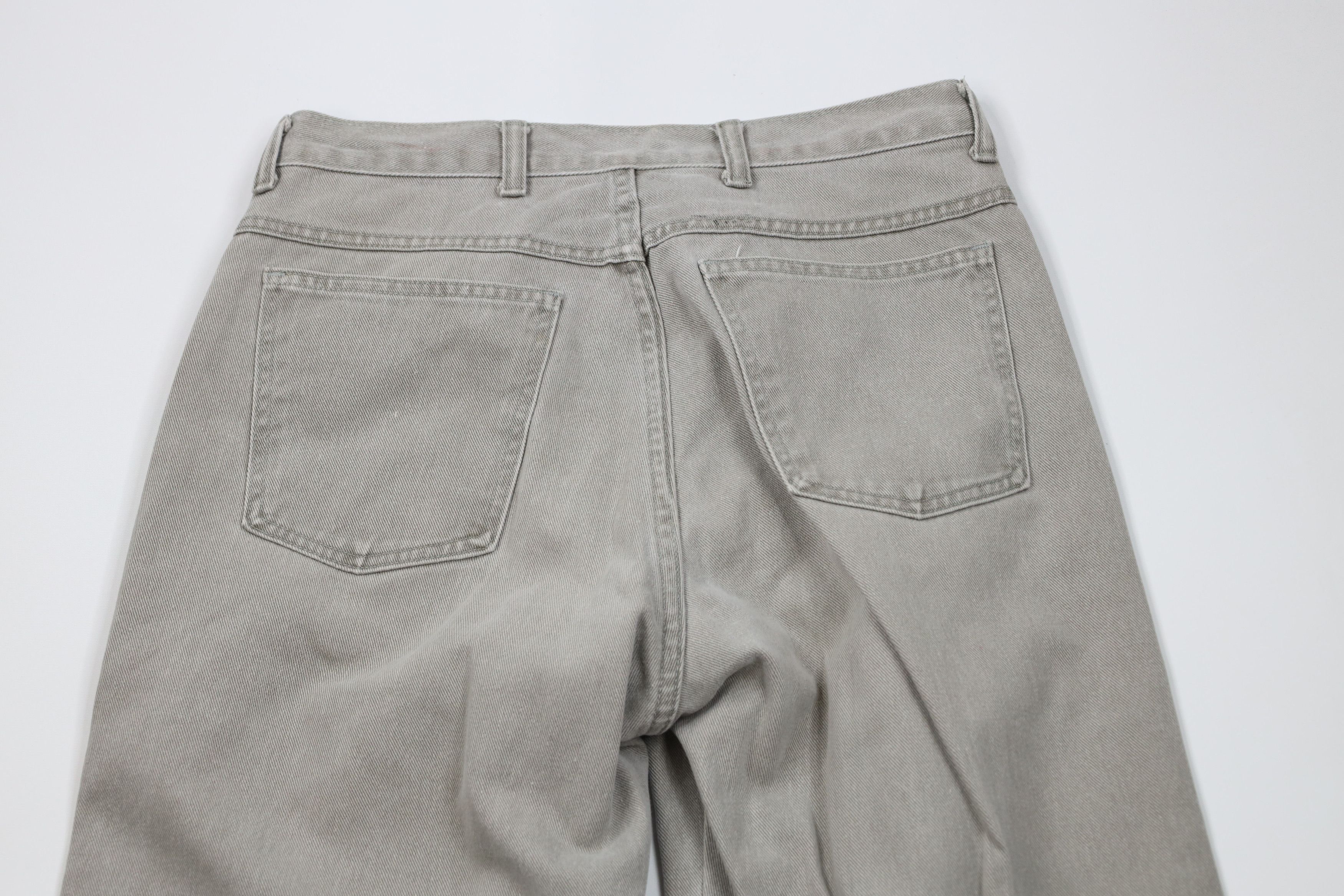 Eddie Bauer × Vintage Vintage 90s Eddie Bauer Leg Denim Jeans Gray Cotton USA Size US 32 / EU 48 - 11 Thumbnail