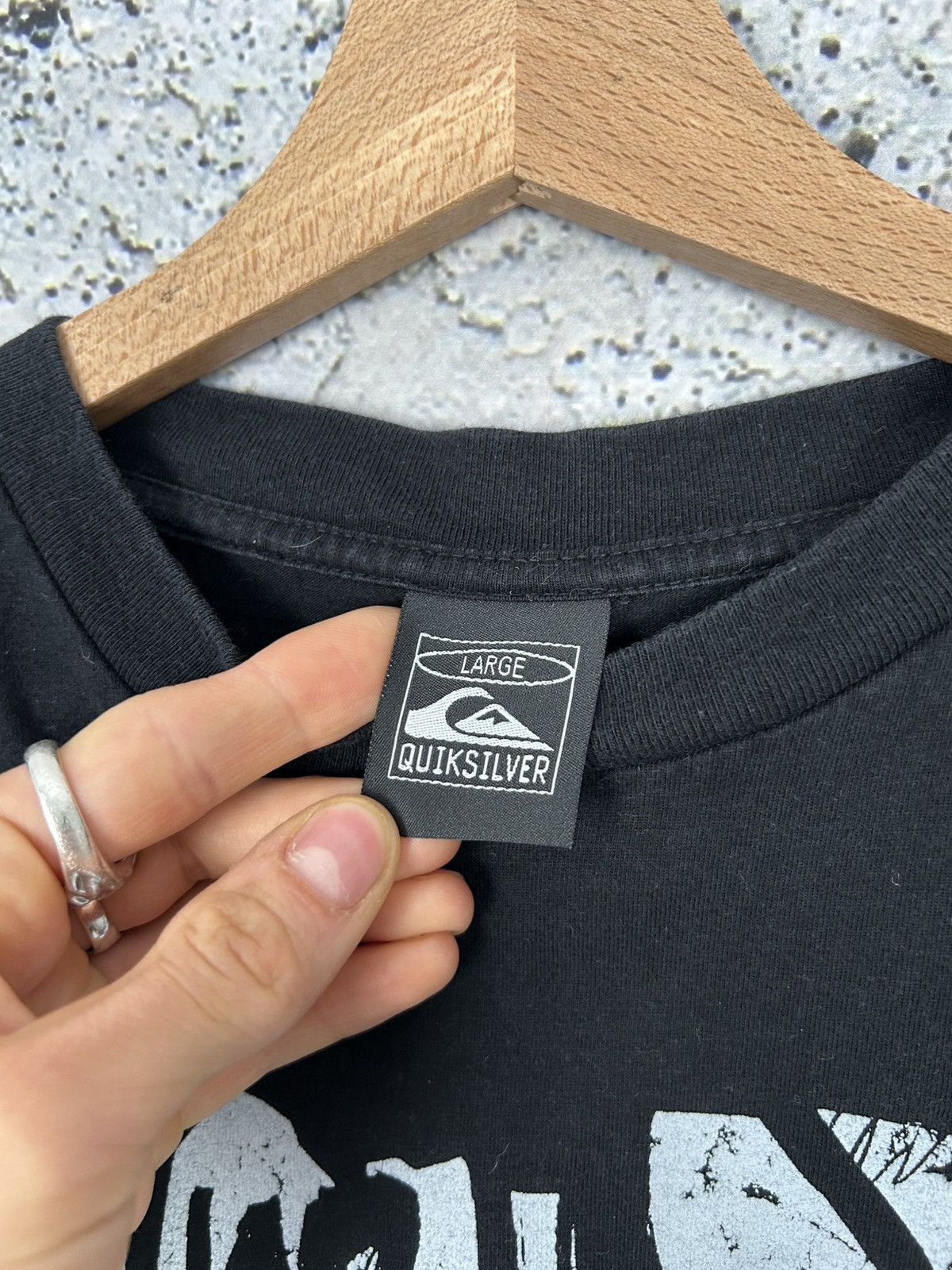 Quiksilver Vintage Quiksilver 90s Surf Skate Baggy Tee Streetwear Hype Size US L / EU 52-54 / 3 - 5 Thumbnail