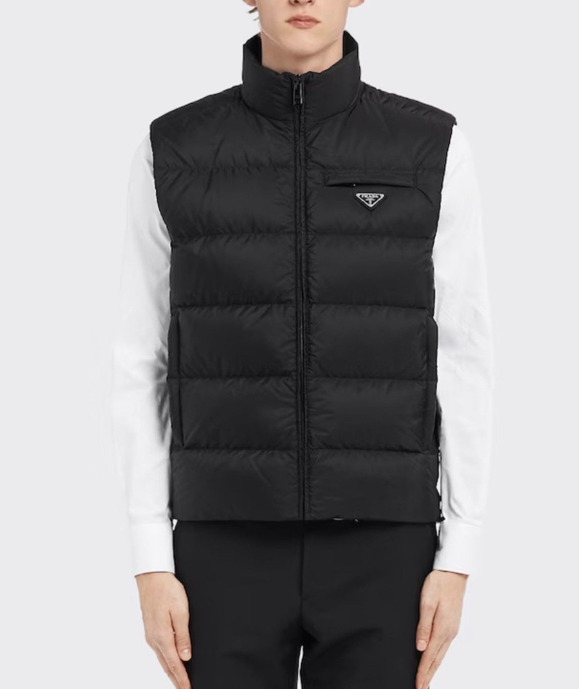 2000s prada sport gore-tex nylon vest 50