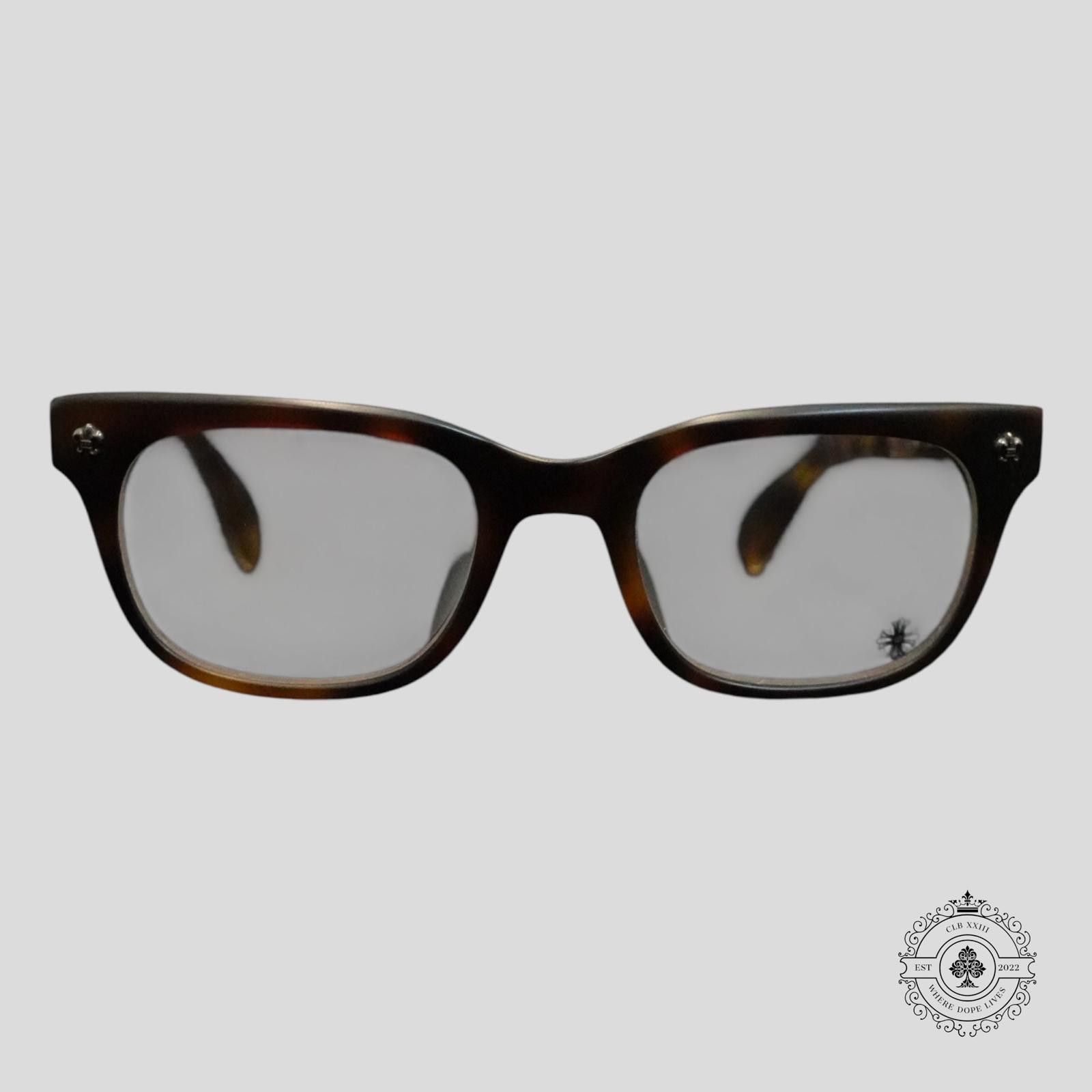Chrome Hearts Chrome Hearts Instabutt Glasses in Tortoise Shell/Silver Size ONE SIZE - 2 Thumbnail