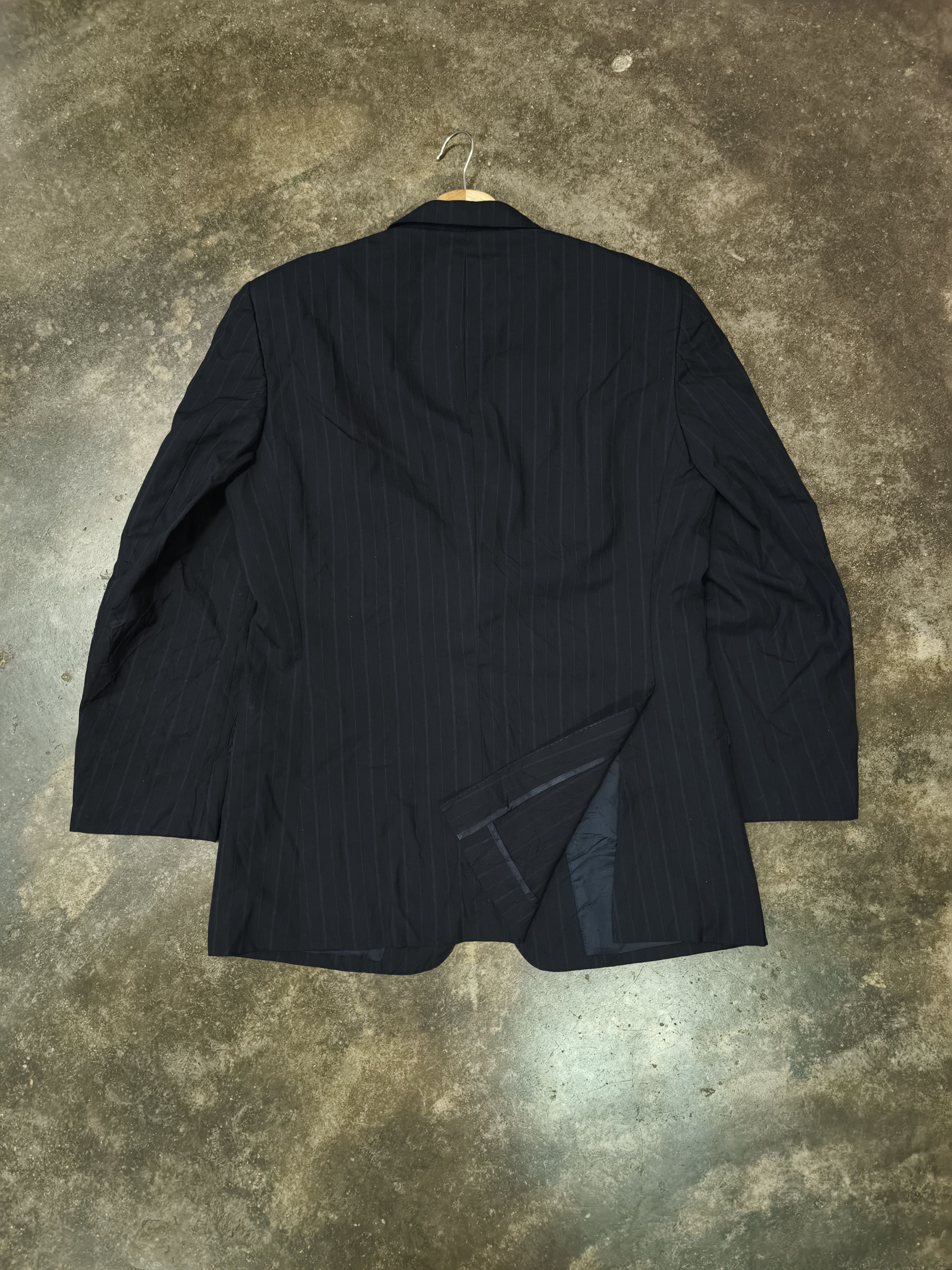 Burberry VTG BURBERRY BLACK PLAID BLAZER JACKET Size 40R - 5 Thumbnail