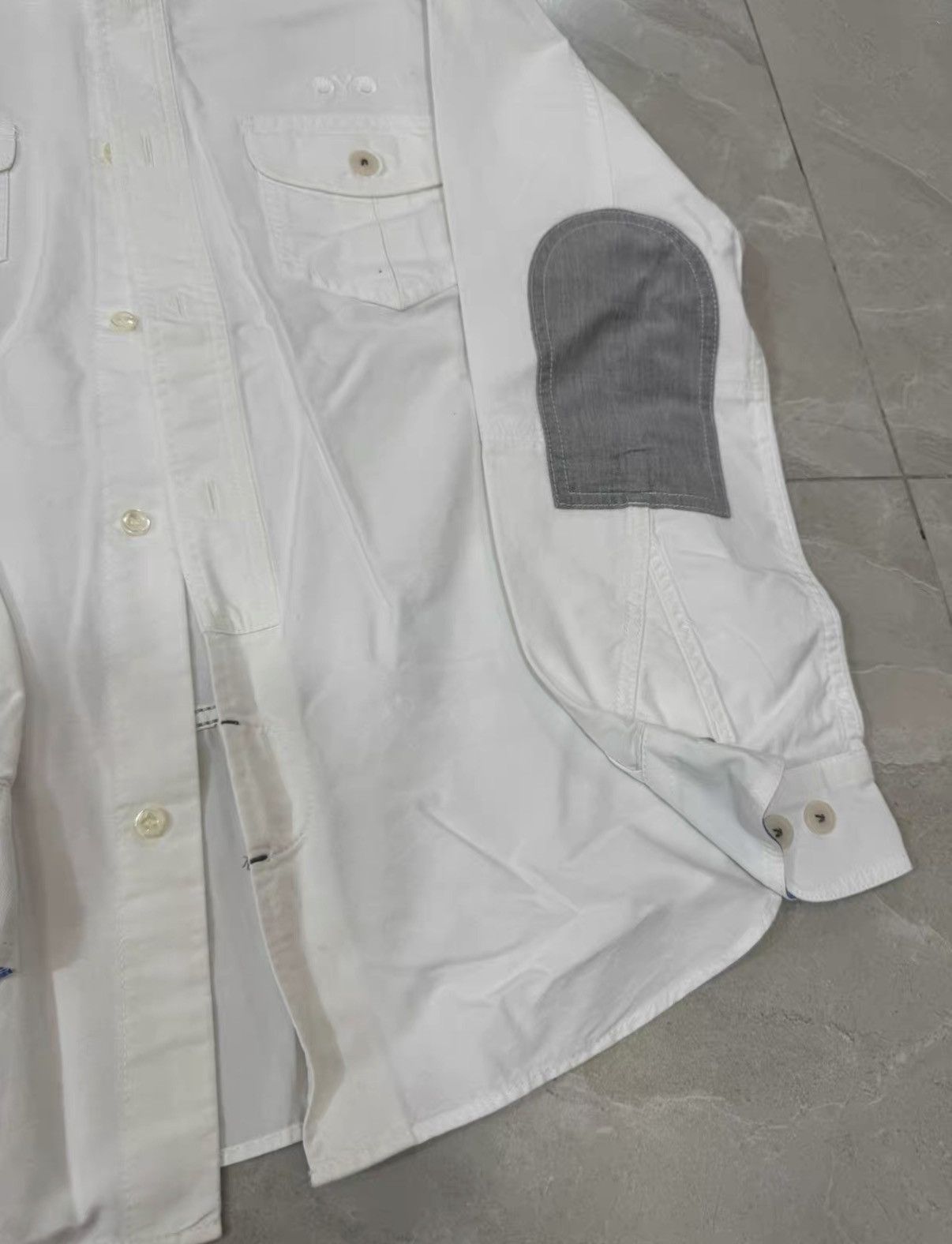 CDG by Comme des Garcons CDG Junya Watanabe Man Eye Patchwork Embroidered Shirt J34 Size US S / EU 44-46 / 1 - 3 Thumbnail