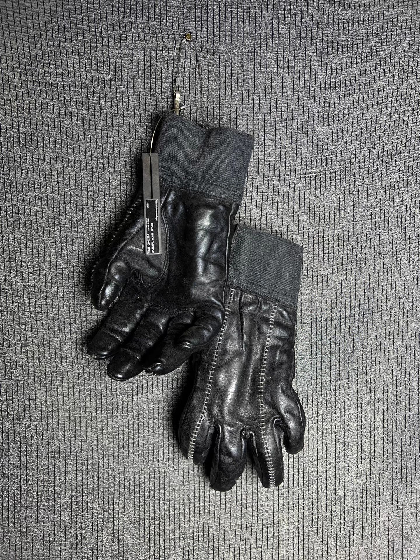 D.Hygen D.HYGEN avant-garde horsehide zip gloves Size ONE SIZE - 6 Thumbnail
