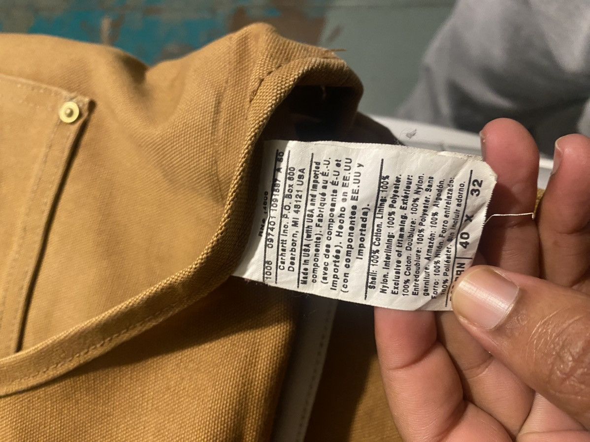 Carhartt 2011 Brown Carhartt Overalls Size US 40 / EU 56 - 6 Thumbnail