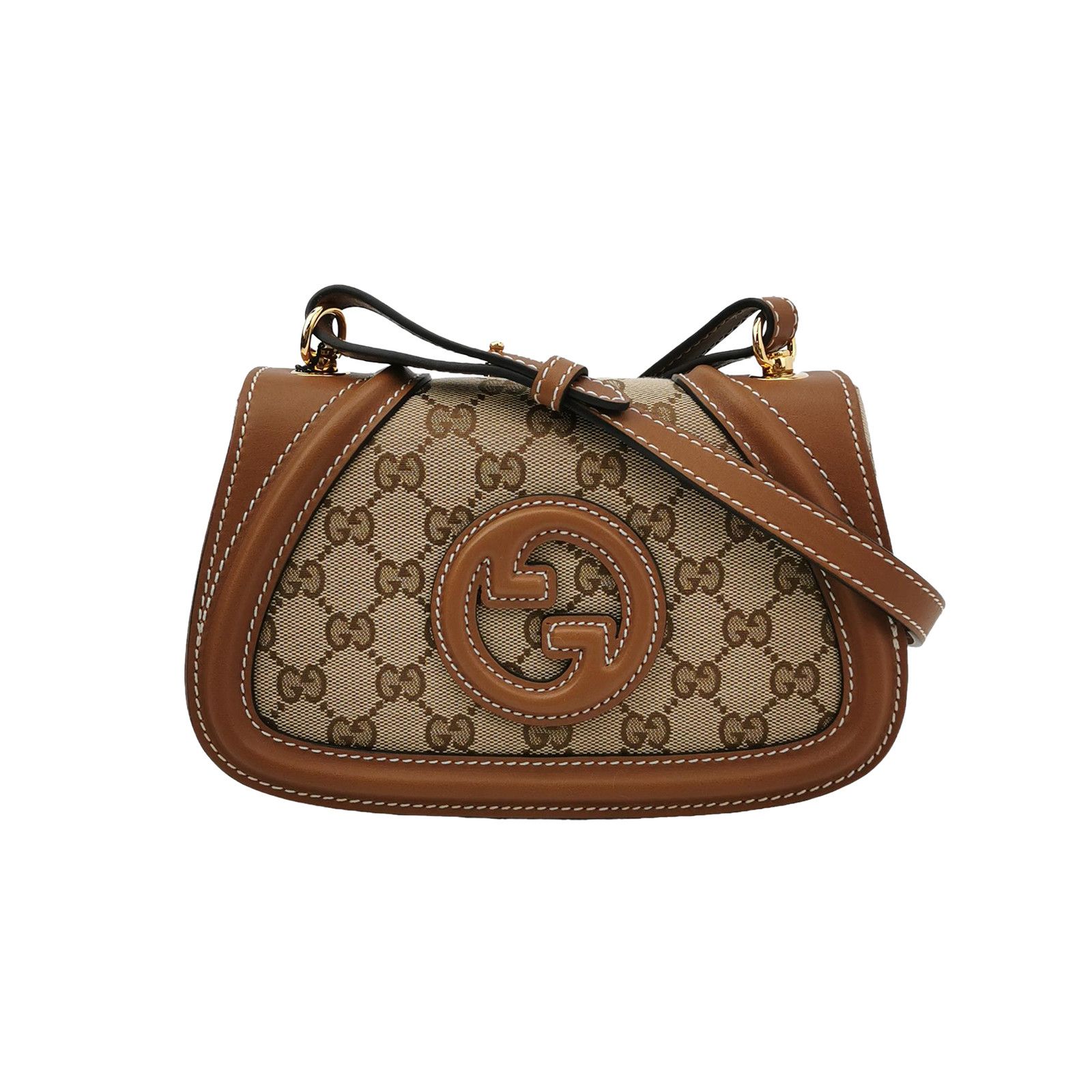 Gucci Gucci Blondie Mini GG Canvas Shoulder Bag Size ONE SIZE Size ONE SIZE - 1 Thumbnail