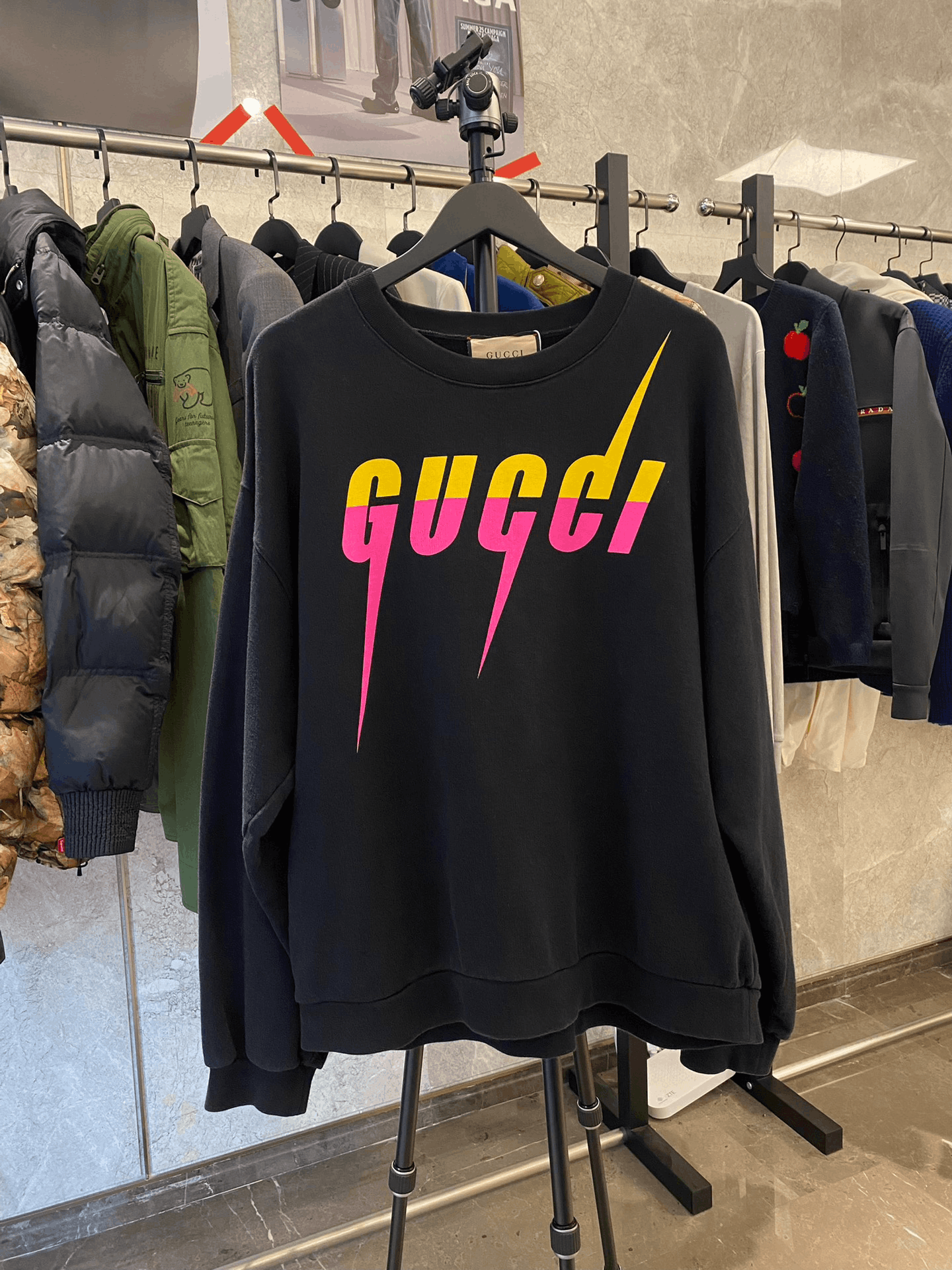 Gucci Gucci Black Hoodie xl Men Size US XL / EU 56 / 4 - 1 Thumbnail