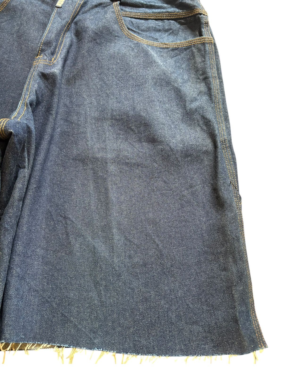JNCO Vintage School of Hard Knocks Carpenter Baggy Jean Shorts Size US 35 - 9 Thumbnail