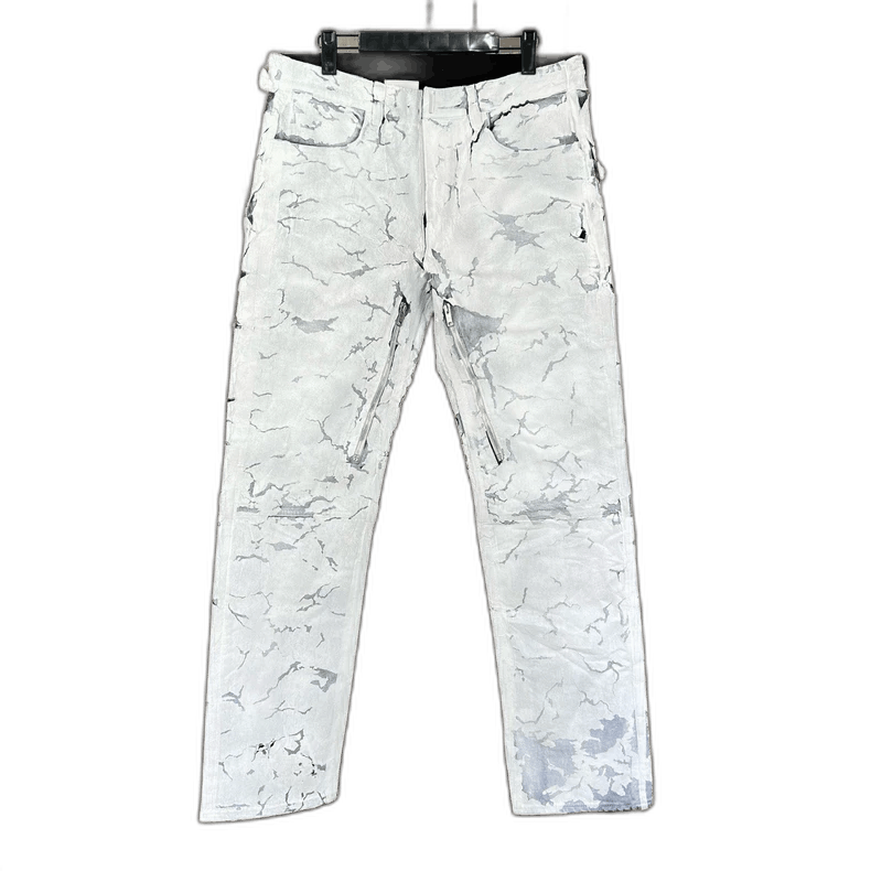 Givenchy Givenchy Givenchy MMW Paint Coated Denim Pants -2507 Size US 34 / EU 50 - 1 Thumbnail