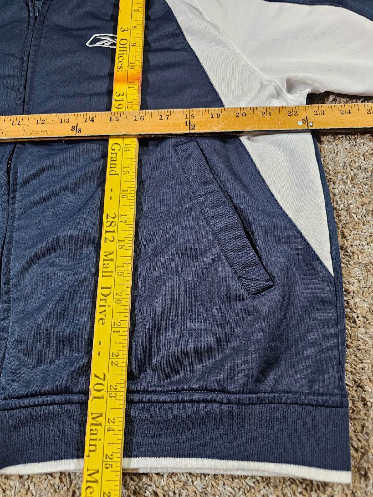 Reebok Reebok Large Fullzip Sweatshirt Jacket Blue Size US L / EU 52-54 / 3 - 4 Thumbnail