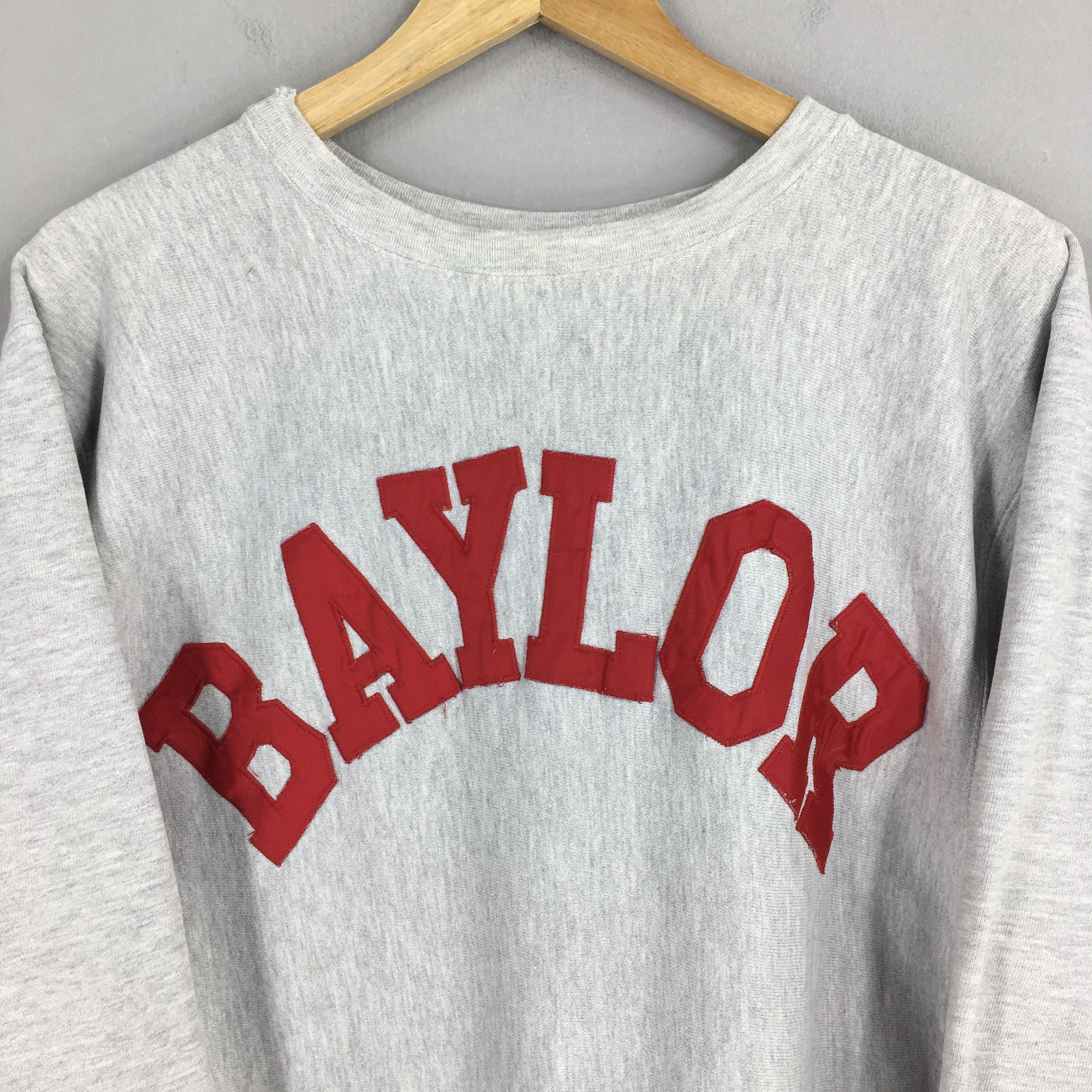 Champion Vintage 80's Champion Baylor University Sweatshirt Medium Size US M / EU 48-50 / 2 - 2 Thumbnail