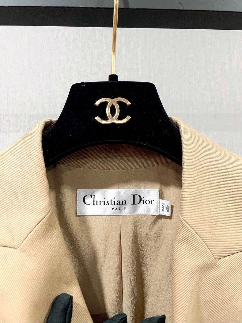 Dior Dior Khaki double-breasted slim jacket 2504-Nextarrow Size XS / US 0-2 / IT 36-38 - 8 Thumbnail