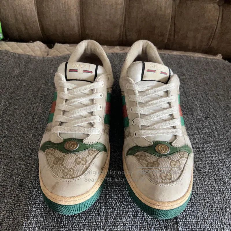 Gucci Gucci Screener Vintage Sneakers for Men . Size US 11 / EU 44 - 1 Thumbnail