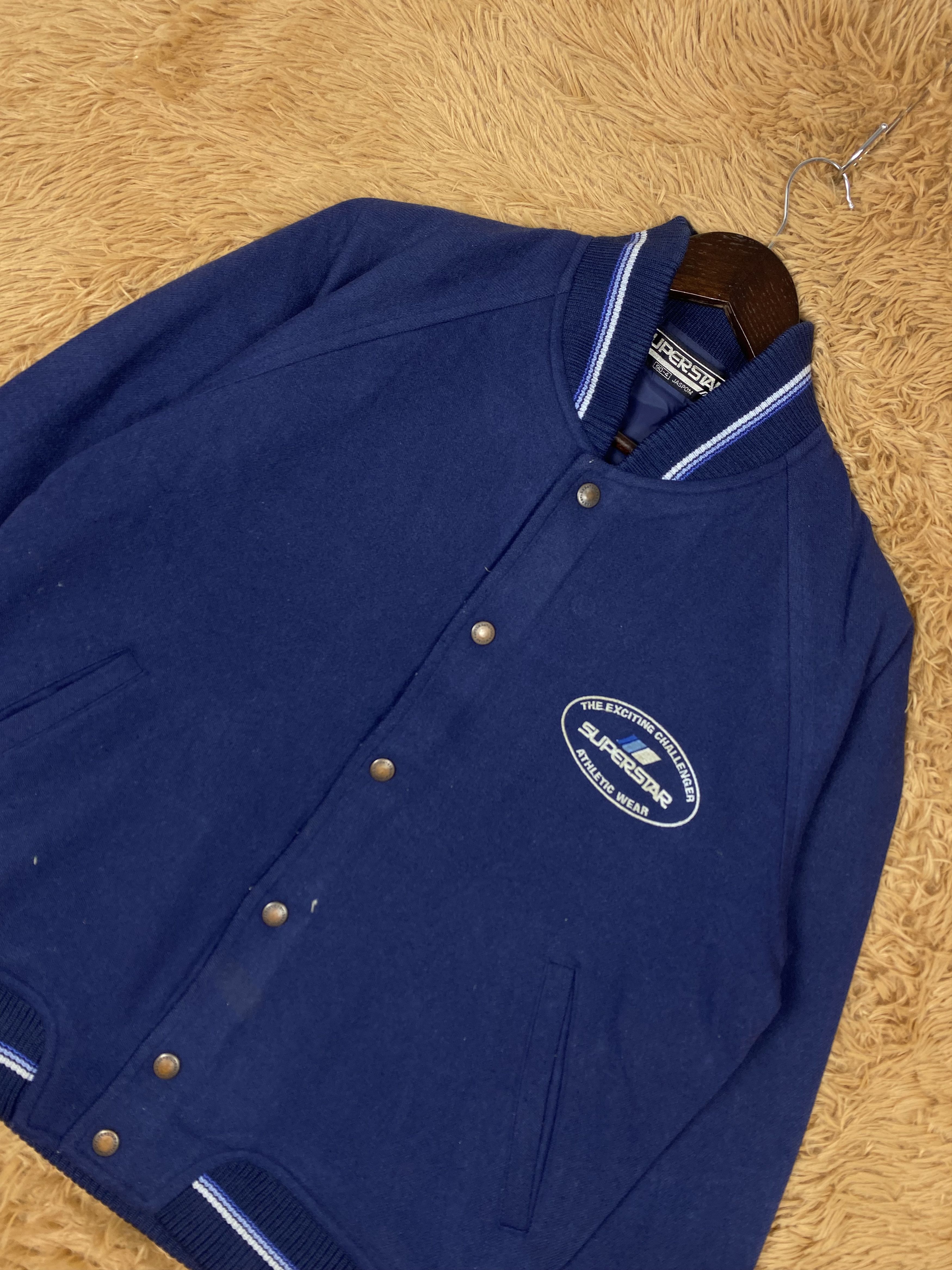 Mizuno Vintage Mizuno Varsity Jacket DJ0309 Size US M / EU 48-50 / 2 - 2 Thumbnail
