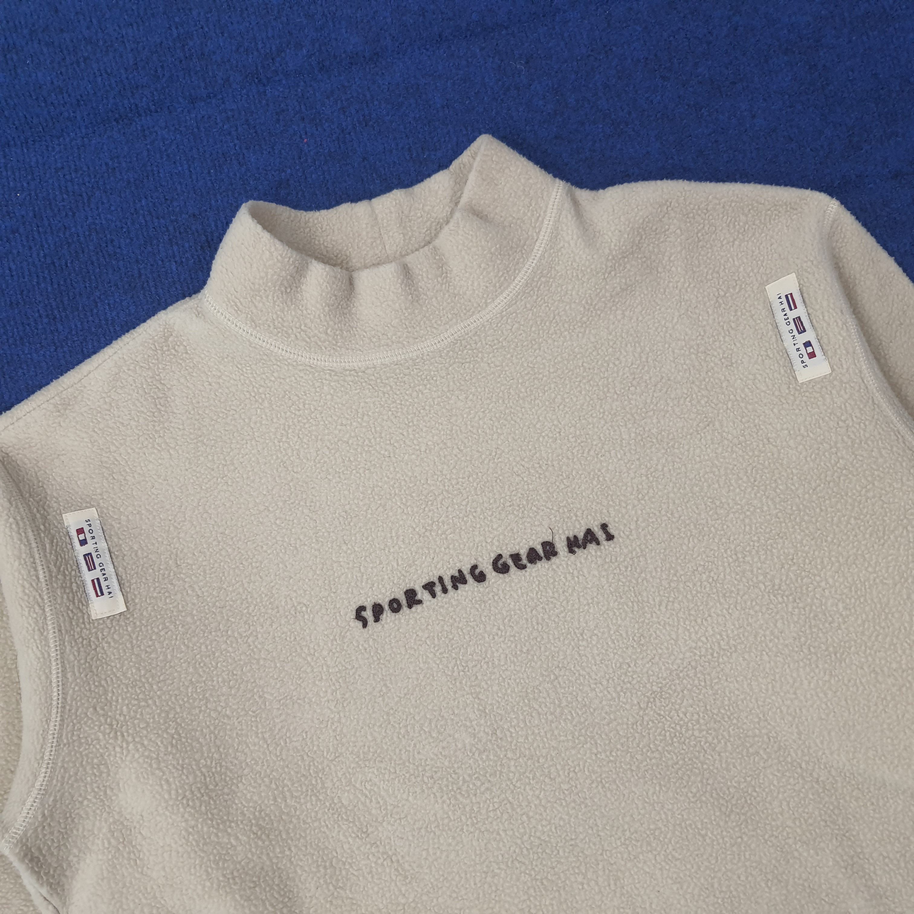 Hai Sporting Gear Hai Sporting Gear by Issey Miyake Fleece Sweatshirt C263N22 Size US M / EU 48-50 / 2 - 4 Thumbnail