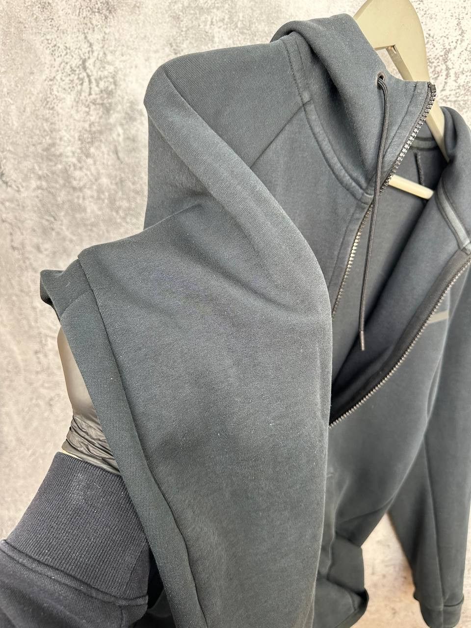 Nike Nike Tech Fleece Full Zip Hoodie Black Drill Trap LS Size US S / EU 44-46 / 1 - 11 Thumbnail