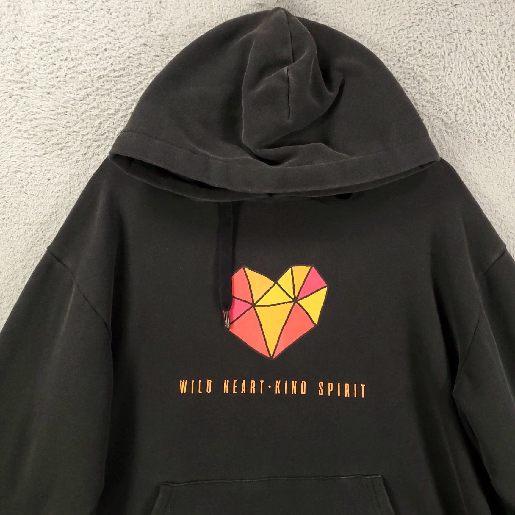 Vintage Zyia Hoodie Womens XL Diamond Wild Heart Kind Spirit Graphic Print Sweatshirt Size XL / US 12-14 / IT 48-50 - 5 Thumbnail