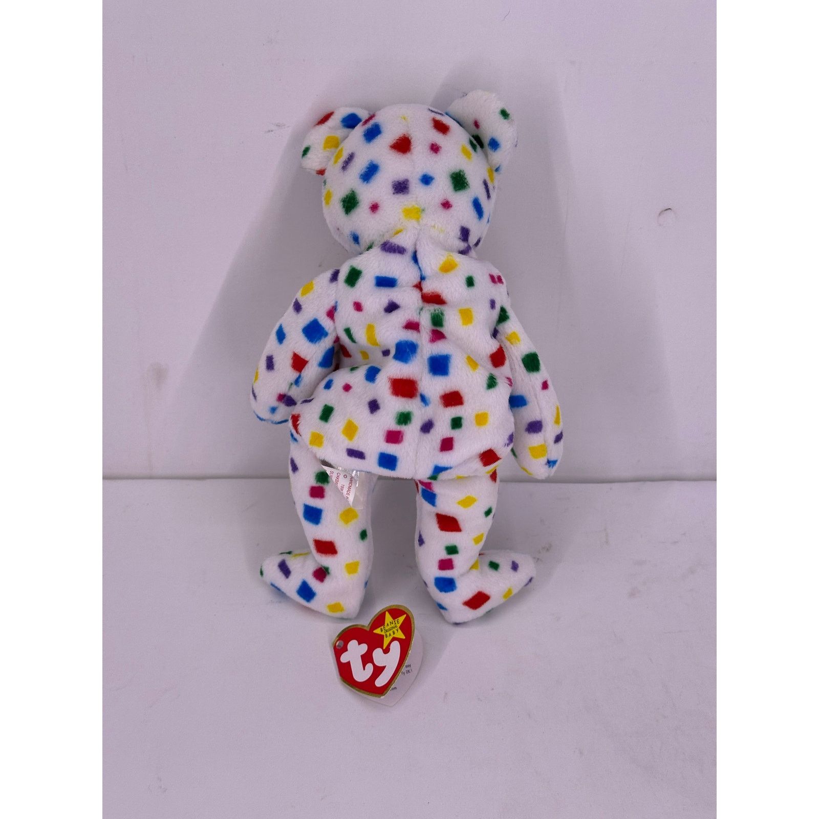 & Other Stories Vintage 1999 Ty 2K Beanie Babies Collection Confetti Bear Size ONE SIZE - 7 Thumbnail