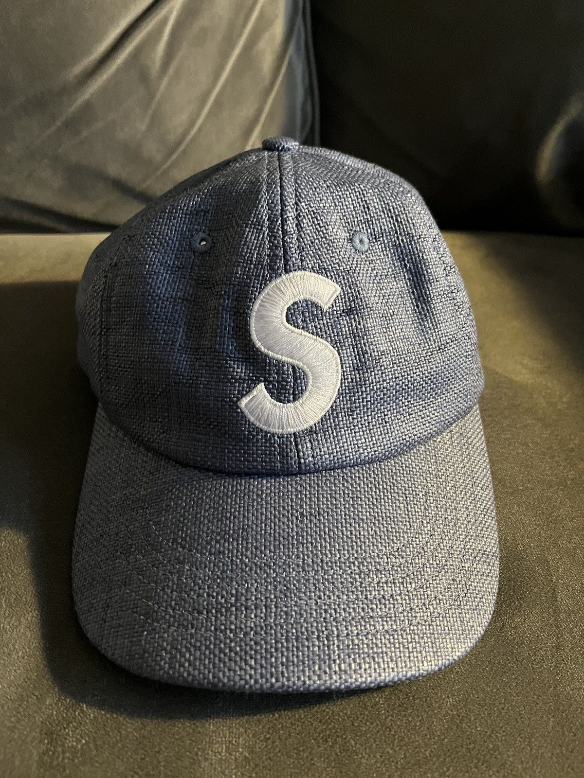 image of Supreme Low Profile Blue Hat Adjustable, Men's