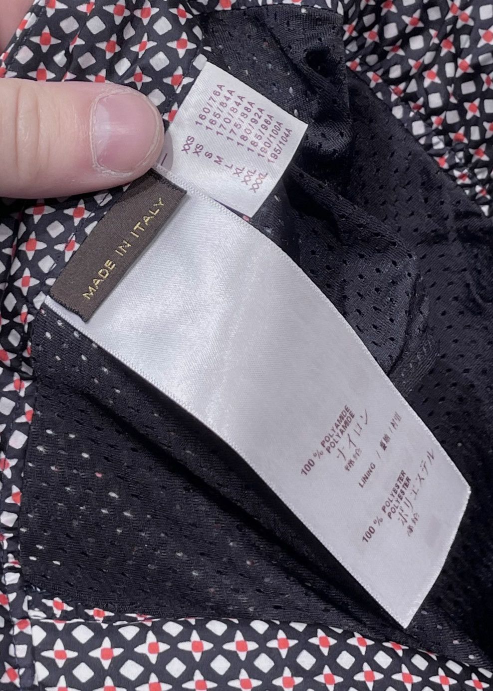 Louis Vuitton Louis Vuitton Navy Blue Red Petal Print Swim Trunks Size US 34 / EU 50 - 8 Thumbnail