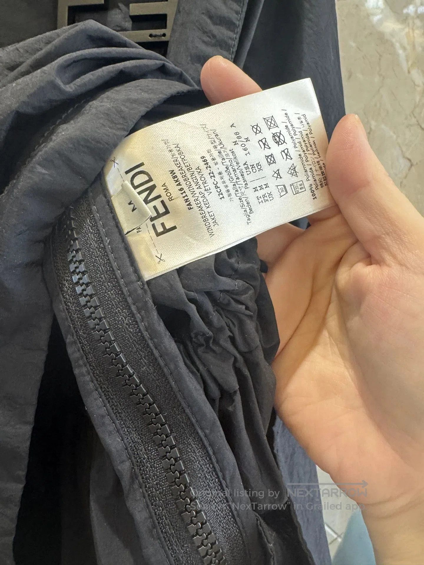 Fendi FENDI Black Hooded Jacket M. Size US M / EU 48-50 / 2 - 6 Thumbnail
