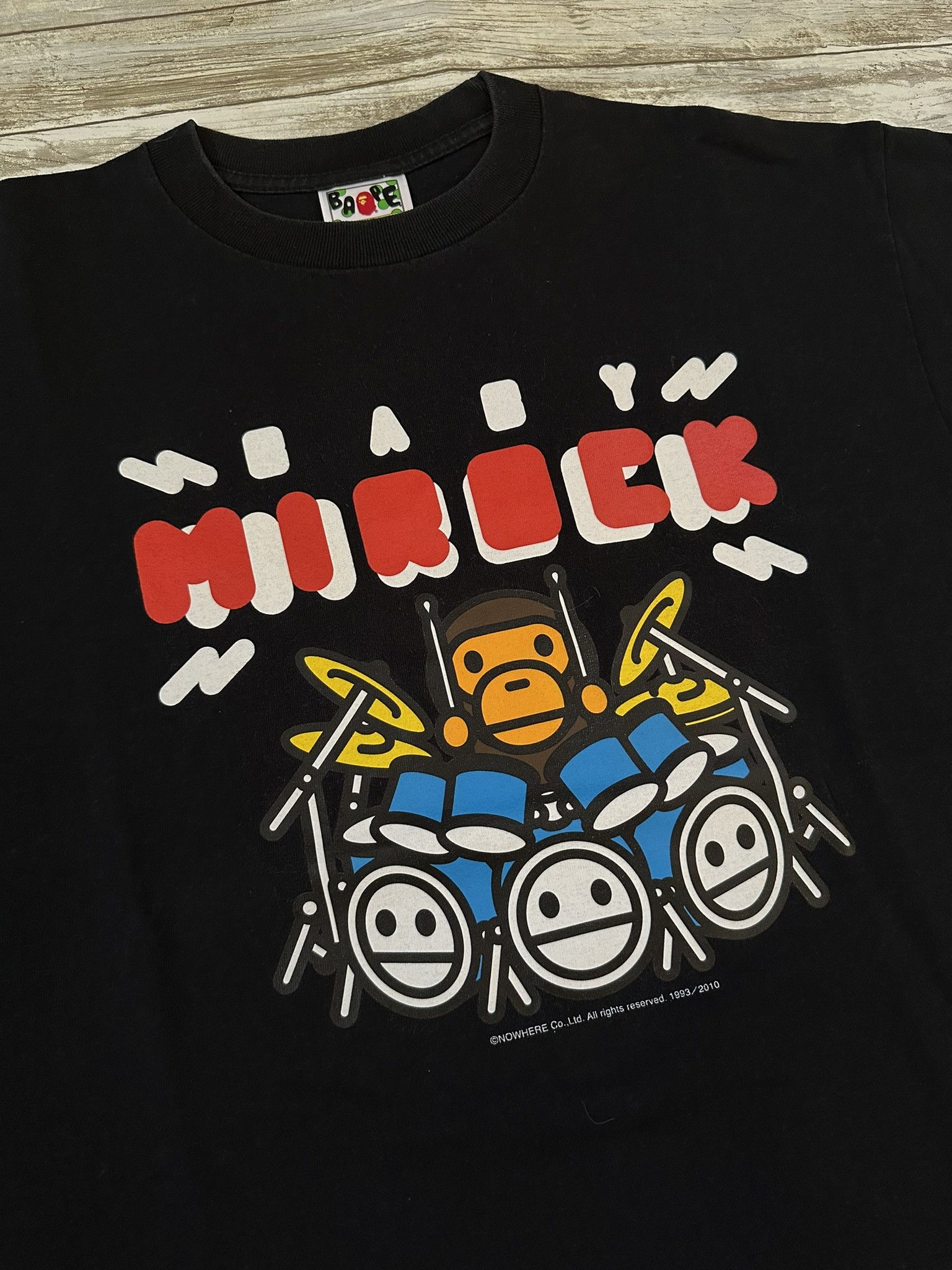 Bape Baby Milo Mirock Tee Size US L / EU 52-54 / 3 - 1 Thumbnail