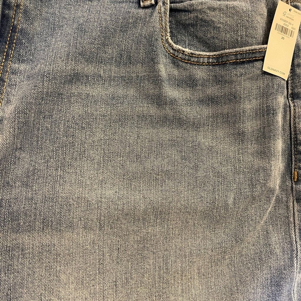 Old Navy Old Navy Mid-Rise BF Straight Cut-Off Ankle Jeans Light 20 Size 42" / US 20 - 13 Thumbnail