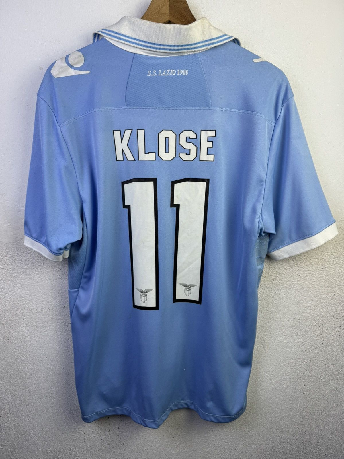 Macron Macron 2012-13 SS LAZIO Klose Jersey Size US M / EU 48-50 / 2 - 8 Thumbnail