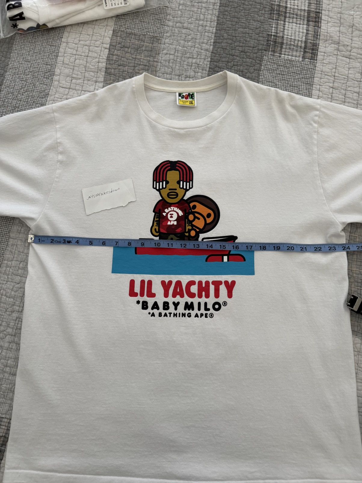 Bape A Bathing Ape BAPE Baby Milo x Lil Yachty Tee #2 Size US XXL / EU 58 / 5 - 9 Thumbnail