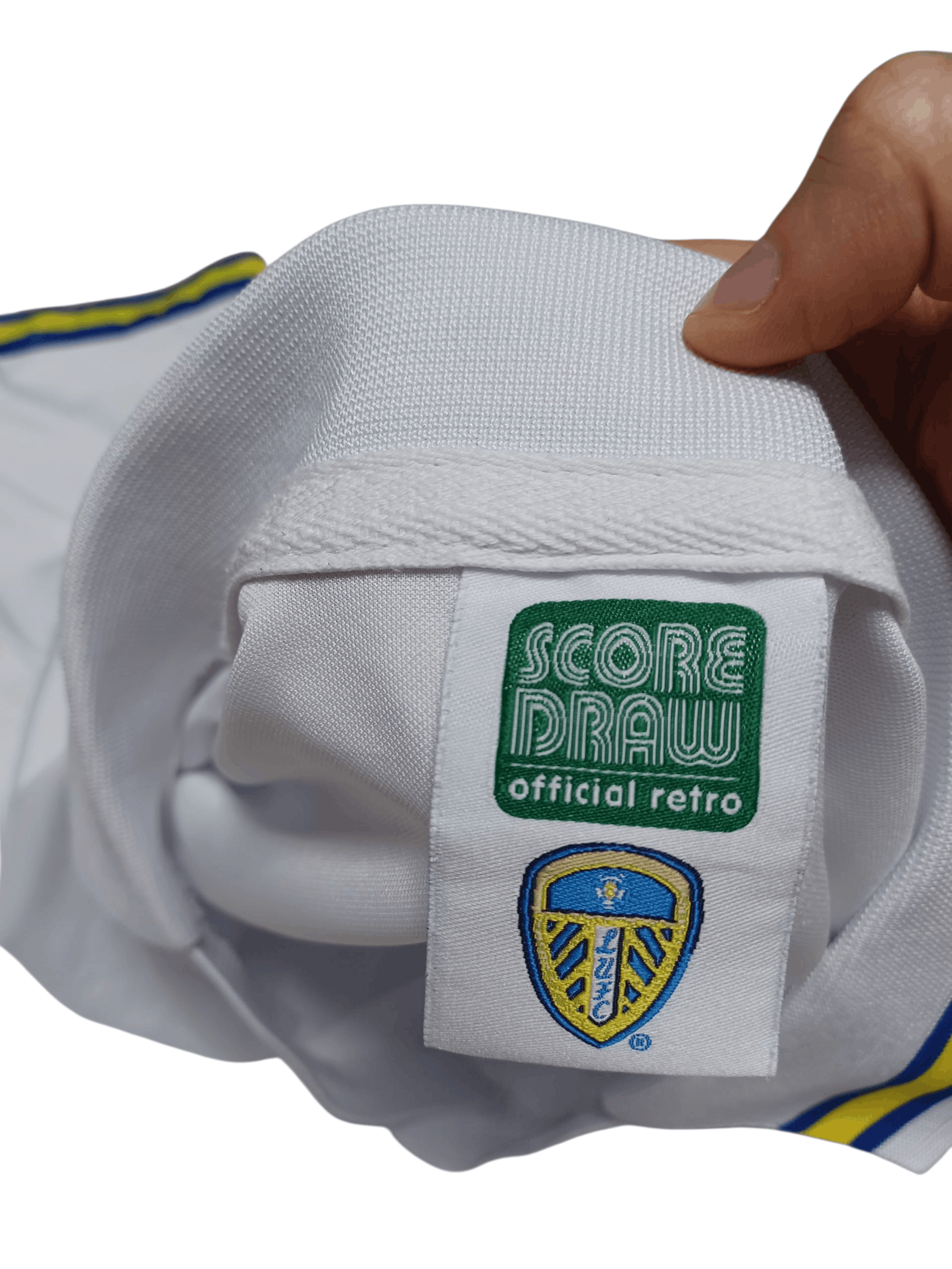 Other LEEDS UNITED VINTAGE 1998 STYLE SCORE DRAW SOCCER JERSEY Size US XL / EU 56 / 4 - 4 Thumbnail