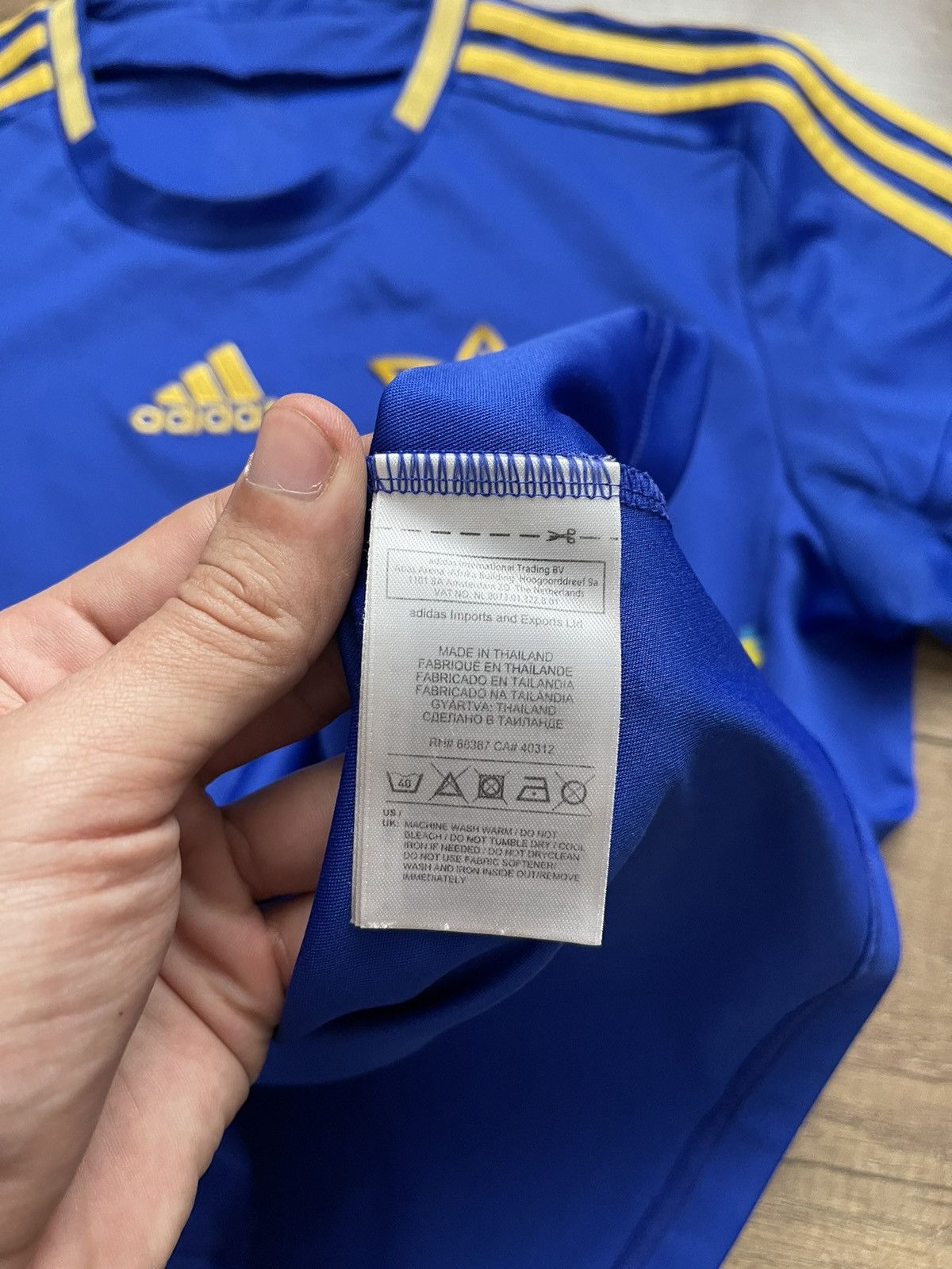Adidas 2012 Adidas Ukraine Vintage Soccer Suit Jersey And Shorts Size US S / EU 44-46 / 1 - 11 Thumbnail