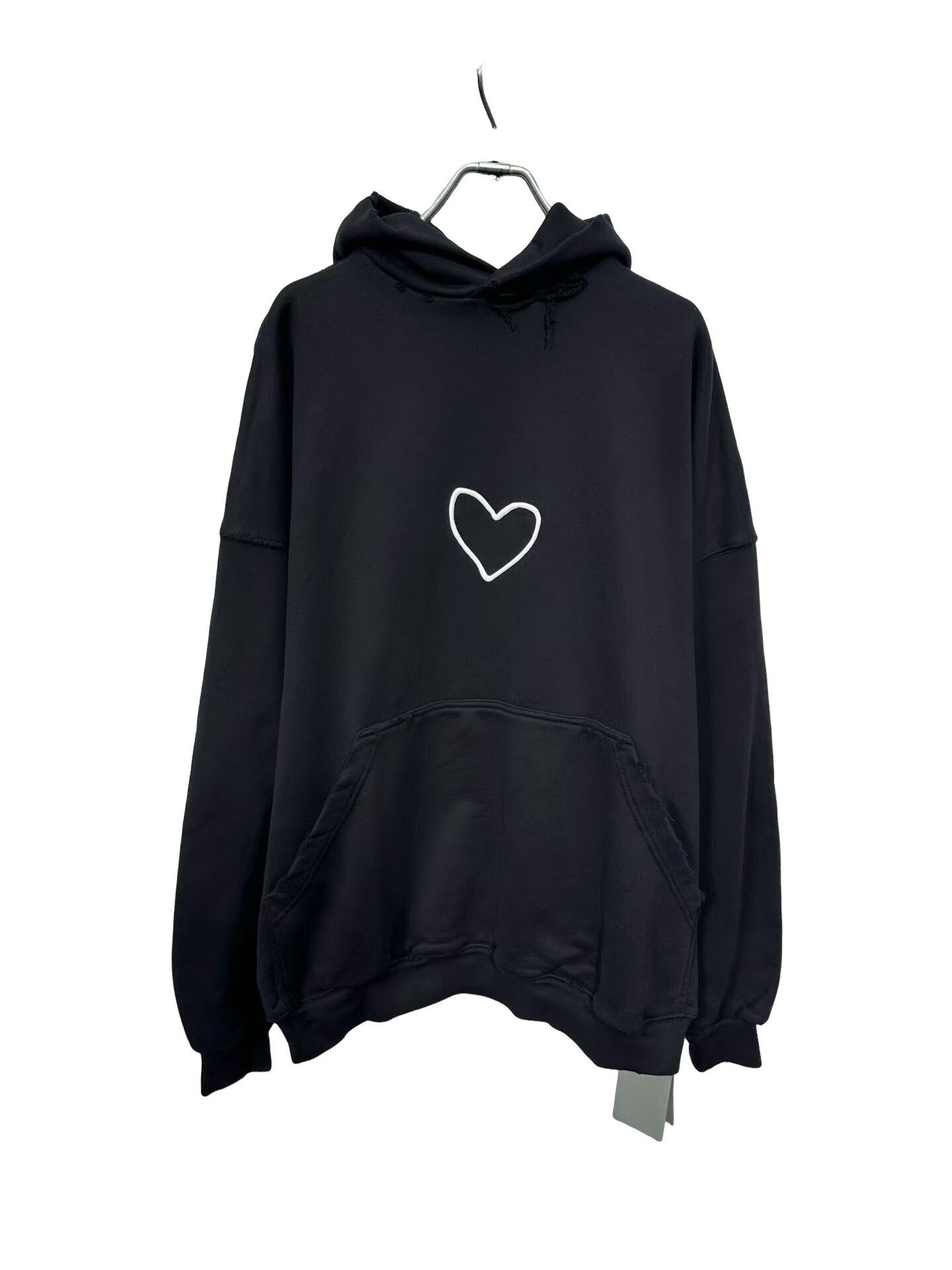 Balenciaga Balenciaga Heart Logo Hoodie Size 1 Size US S / EU 44-46 / 1 - 1 Thumbnail