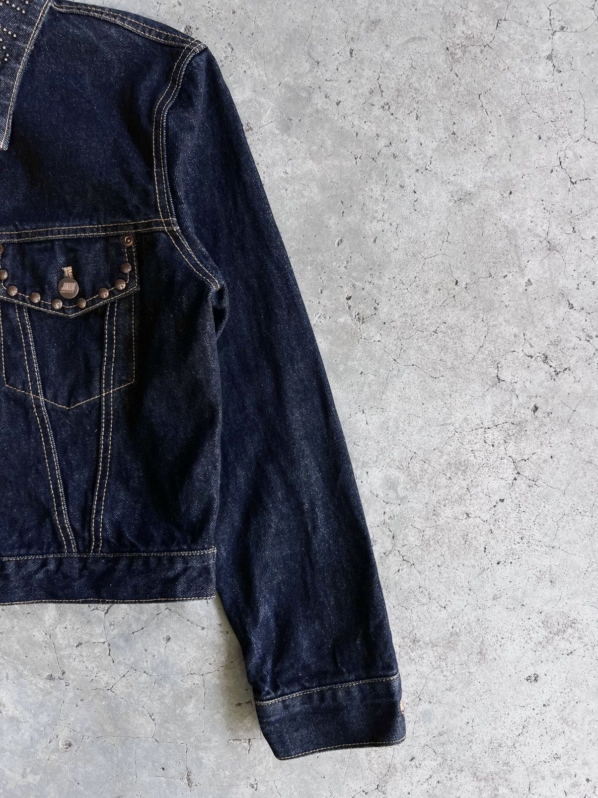 Jean Paul Gaultier Rare Vintage Junior Gaultier Jean Paul Studded Denim Jacket Size US XS / EU 42 / 0 - 10 Thumbnail