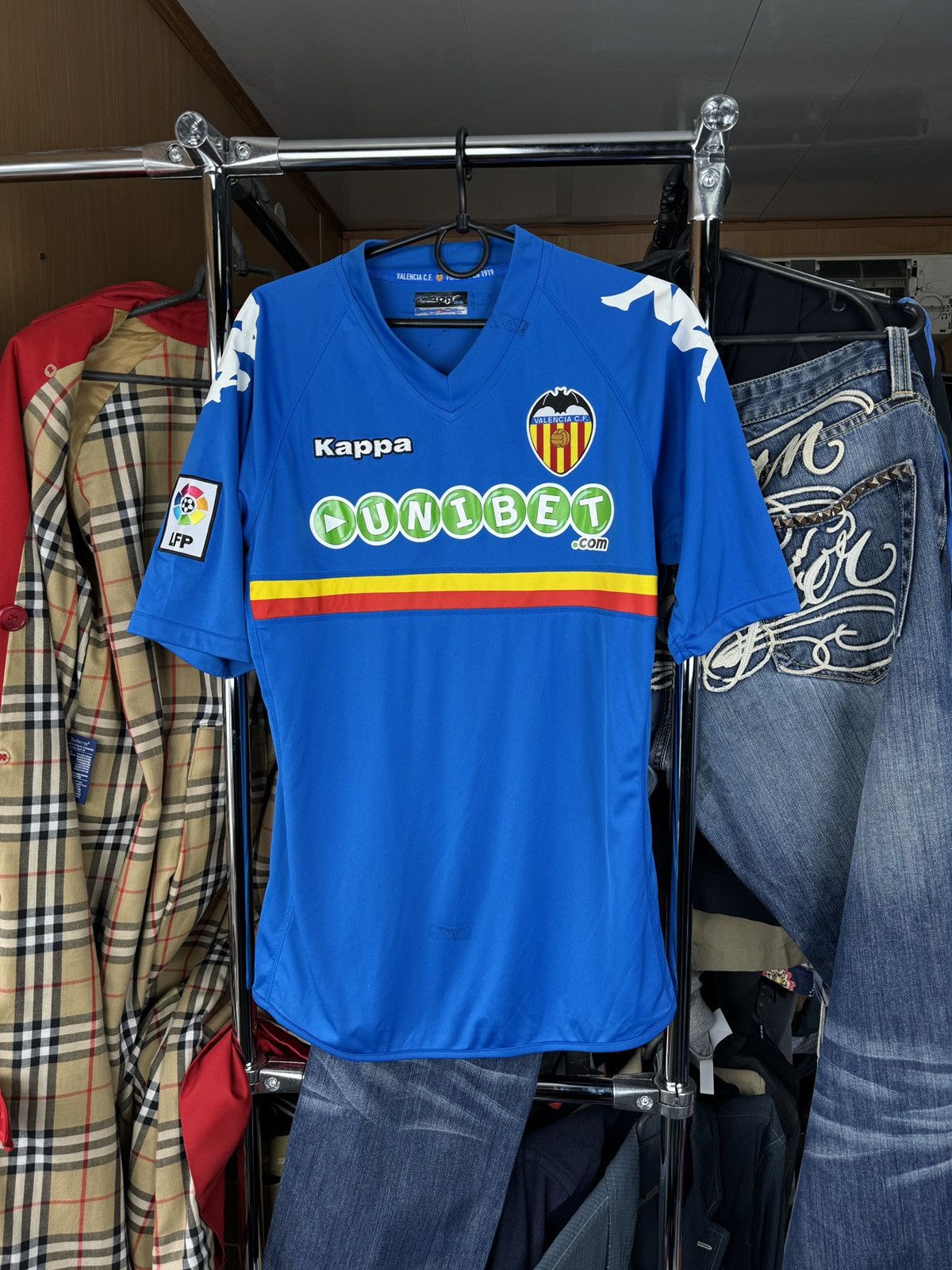 Kappa Mens Vintage Kappa Valencia FC Soccer Jersey T-shirt tee Size US M / EU 48-50 / 2 - 1 Thumbnail