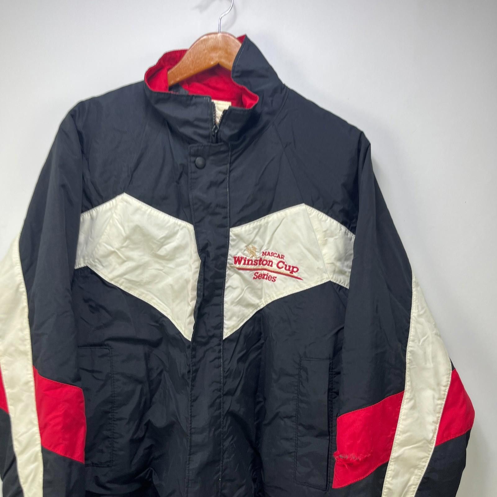 NASCAR Vintage 90s NASCAR Winston Cup Racing Jacket Medium Size US M / EU 48-50 / 2 - 2 Thumbnail