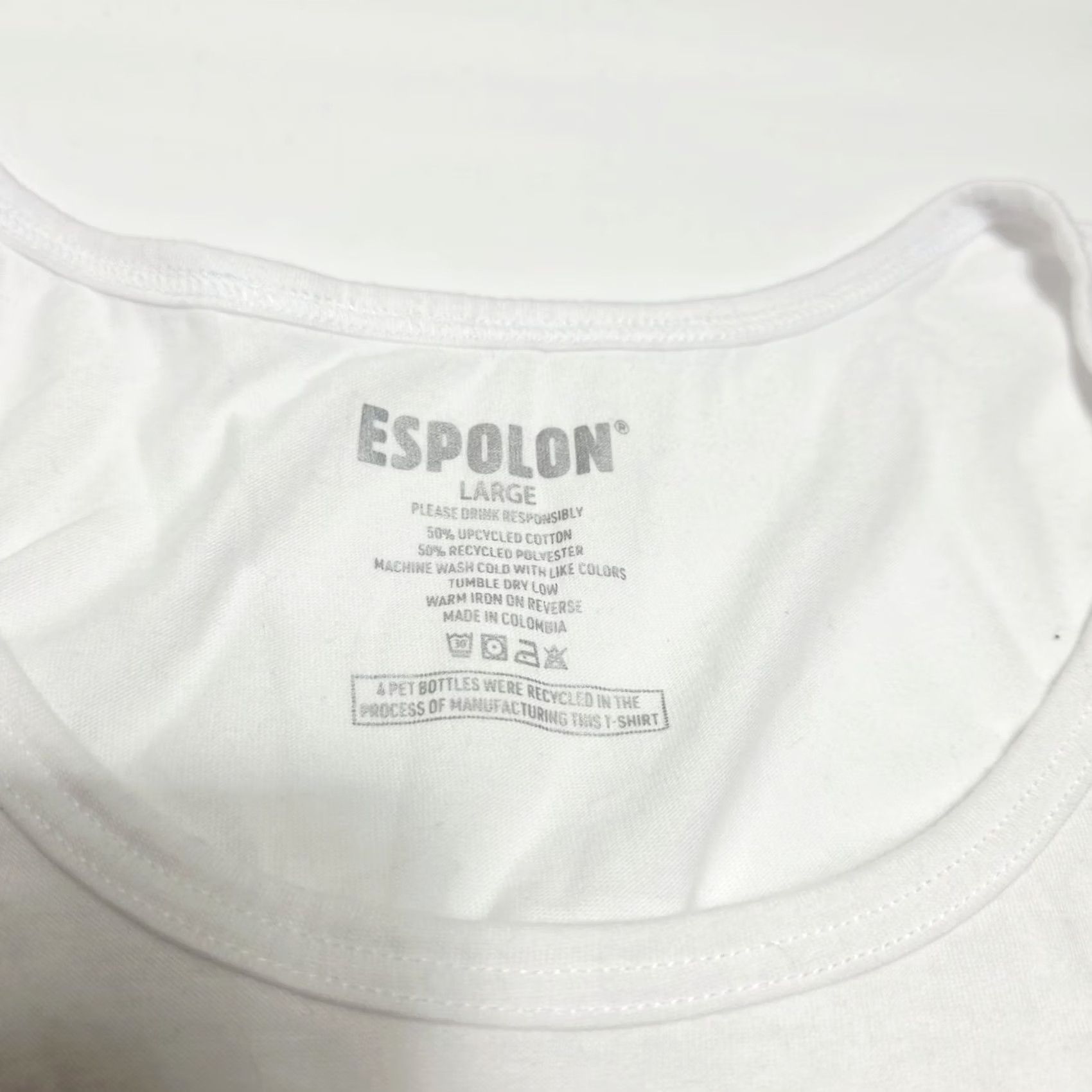 Vintage Espolón Tequila Skeleton Rooster Graphic White Tank Top Mens Size L Size US L / EU 52-54 / 3 - 4 Thumbnail