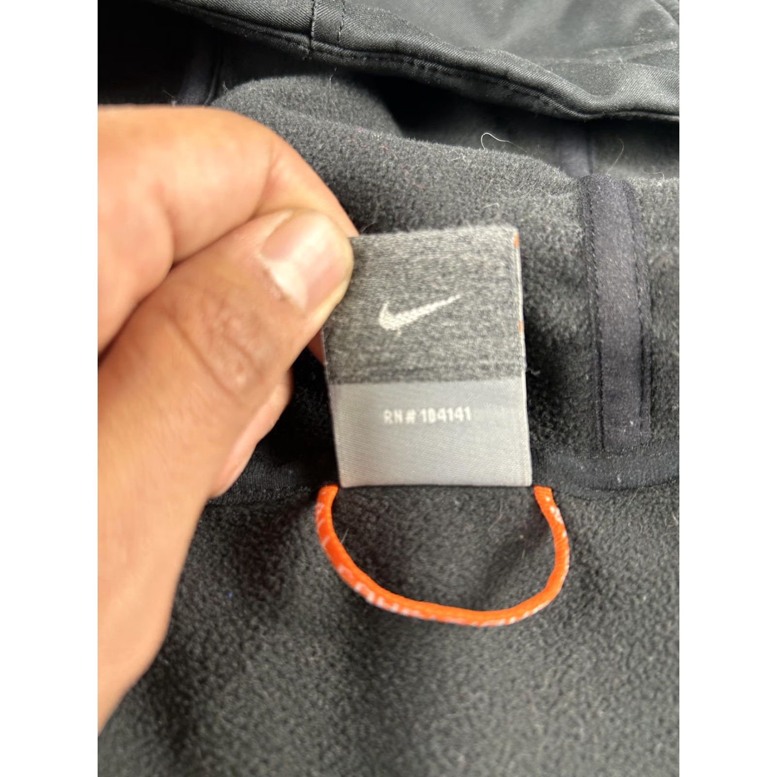Nike VINTAGE? No. Nike ACG Softshell Coat Womens XL Gray Hooded Long Parka Fleece Lined Zip Size XL / US 12-14 / IT 48-50 - 5 Thumbnail
