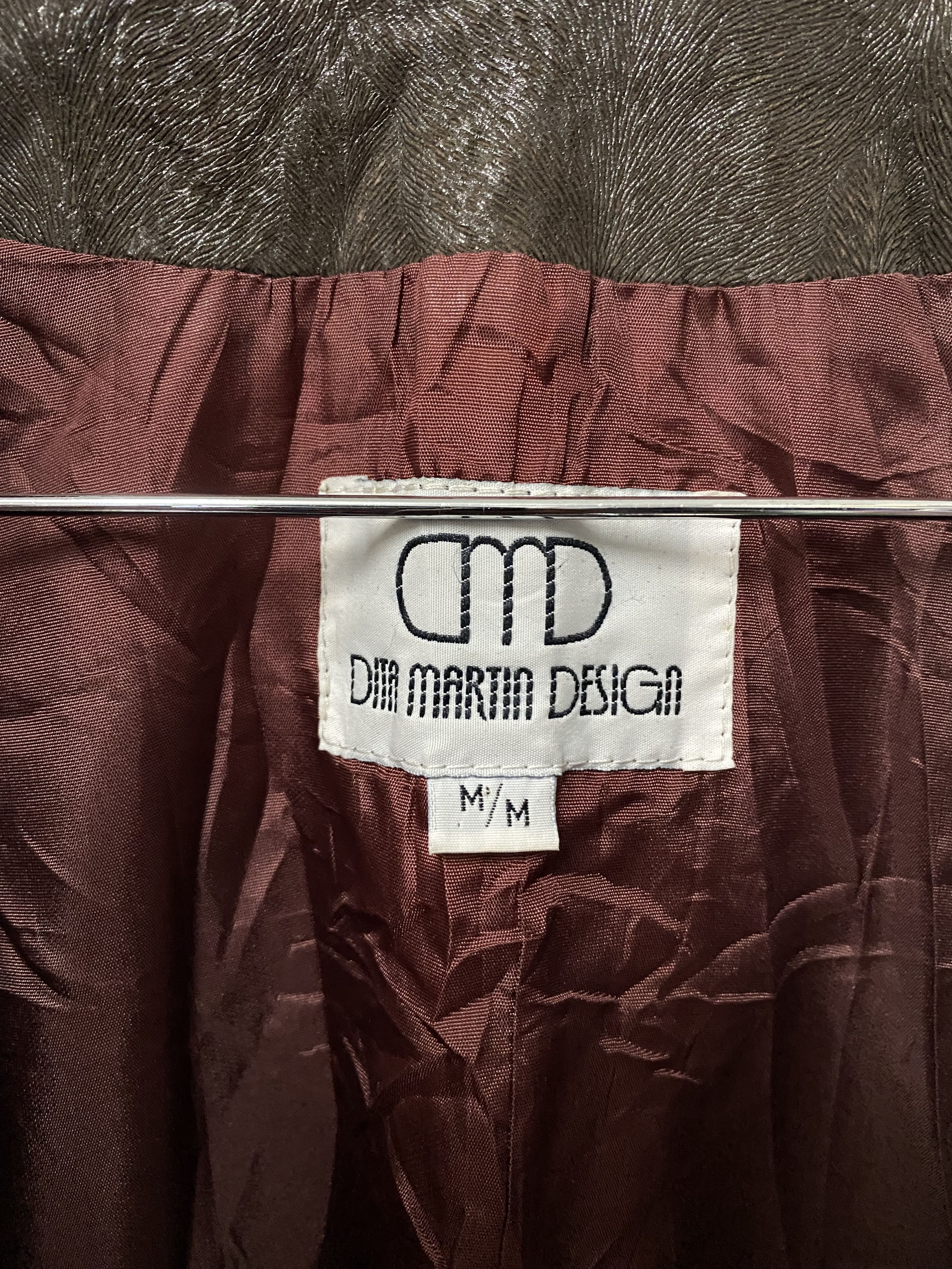 Dita Dita Martin Design Cuir Real Leather Buttonless Jacket Size US M / EU 48-50 / 2 - 8 Thumbnail