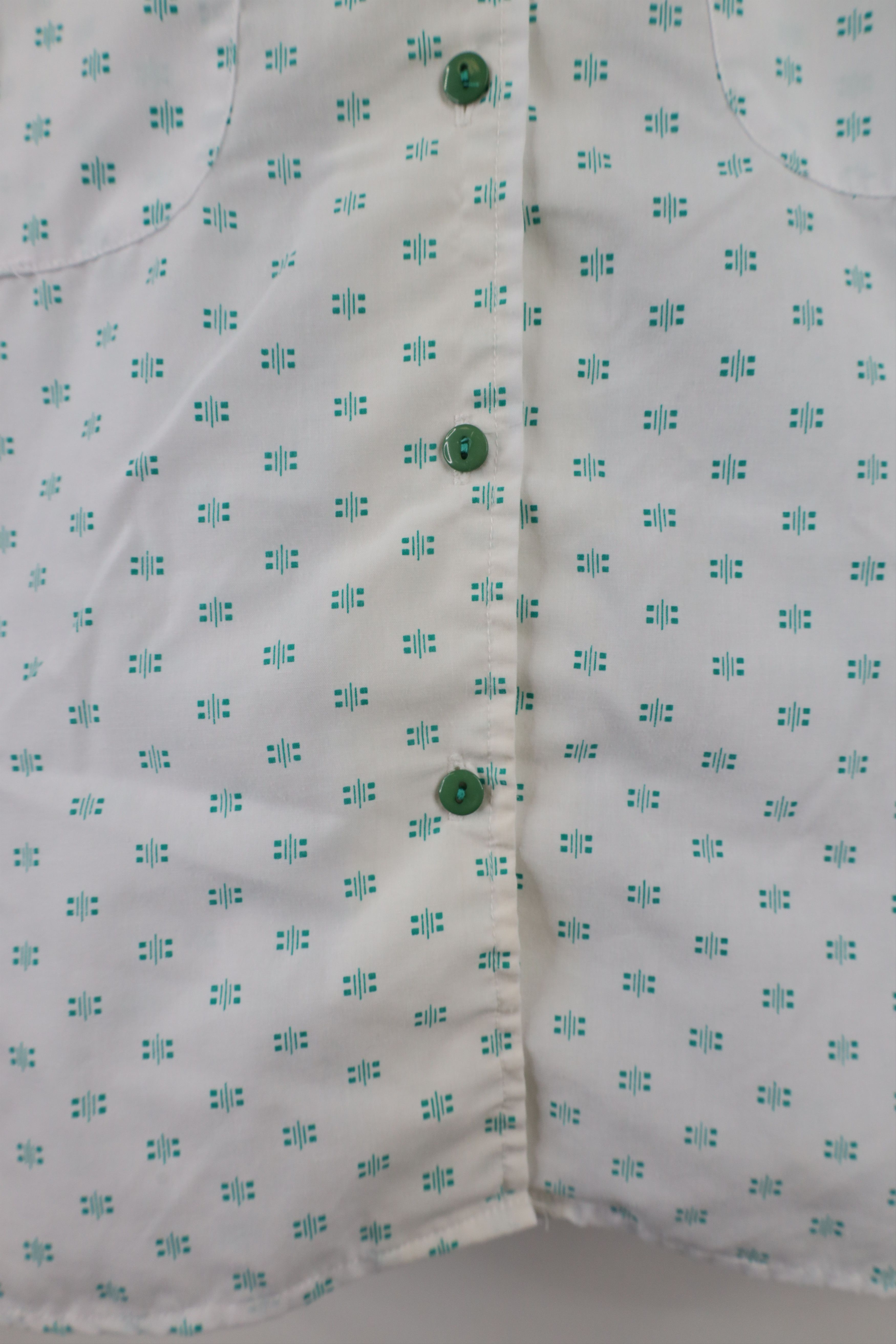 Vintage Vintage 90s Streetwear Cuffed Sleeve Collared Button Shirt Size L / US 10 / IT 46 - 4 Thumbnail
