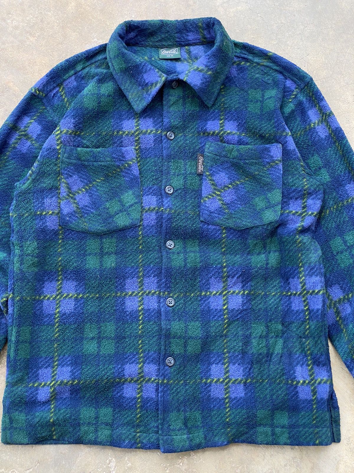 Coca Cola × Vintage Coca Cola Shirt Button Fleece Size US M / EU 48-50 / 2 - 4 Thumbnail
