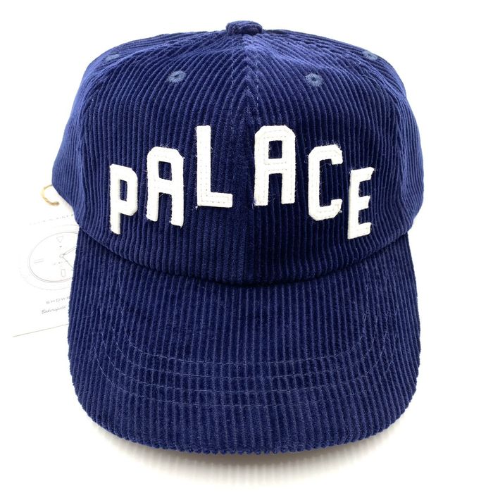 Palace 2022 PALACE ALAS 6-PANEL *NAVY* CORDUROY HAT | Grailed