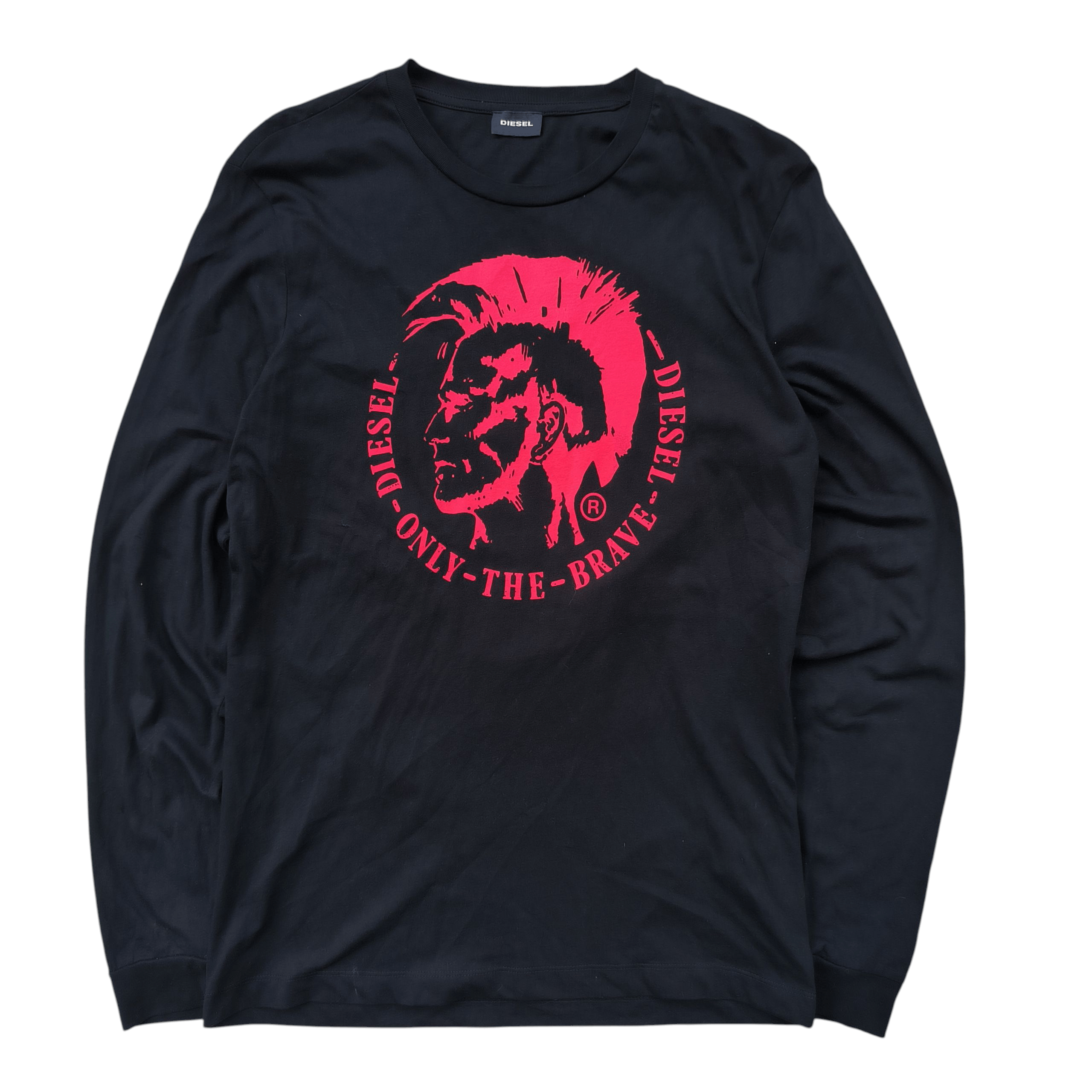 Diesel Vintage 2000s Diesel Punk Anarchy Long Sleeve Size US L / EU 52-54 / 3 - 1 Thumbnail